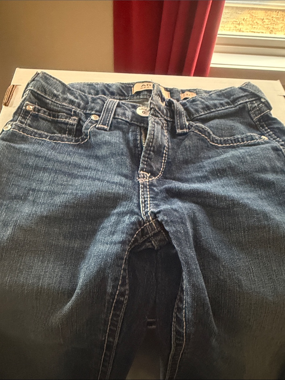 Ariat Kids Dark Blue Straight-Leg Jeans